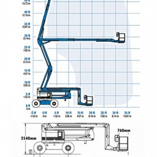 Аренда коленчатого подъемника GENIE Z-60/34