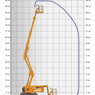 Аренда коленчатого подъемника HAULOTTE HA 16 RTJ